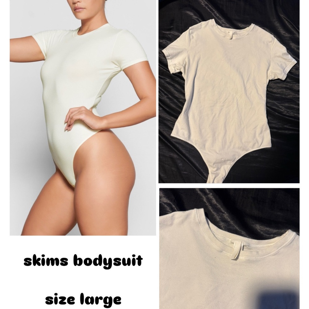 Skims Cotton Thong Bodysuit